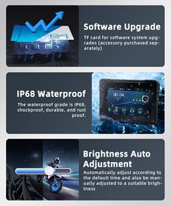Écran tactile IPS 5 pouces sans fil pour moto, affichage Android pour voiture, navigation <span class=keywords><strong>GPS</strong></span>, caméra embarquée, compatible ODM/OEM - Product Image 5