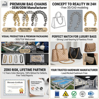 Chaîne en aluminium vintage personnalisée, durable et de haute qualité pour sac bandoulière, chaîne de remplacement en métal pour sacs à main et sacs à bandoulière