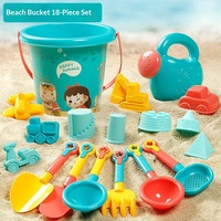 Ensemble de jouets de plage en plastique pour enfants, canard jaune, pour 0-24 mois, jeux aquatiques en plein air, seau de plage, outils de creusement de sable, modèle Shantou