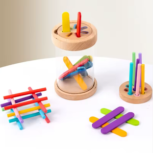 Juguete Educativo <span class=keywords><strong>de</strong></span> Clasificación Cognitiva <span class=keywords><strong>de</strong></span> Formas y Colores <span class=keywords><strong>de</strong></span> Madera Montessori para Niños <span class=keywords><strong>de</strong></span> Preescolar, Juguetes Educativos para Niños - Product Image 1