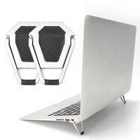 Supports de table pour ordinateur portable, pliables, en alliage d'aluminium, support extensible pour ordinateur portable, support pour PC portable, mini support pour PC sur bureau