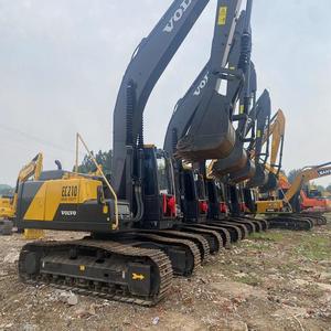Excavadora de orugas Volvo EC210 usada de excelente calidad 100% lista estable eficiente con componentes de bomba de caja de cambios de motor de núcleo - Product Image 1