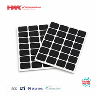 Coussinets en caoutchouc silicone découpés sur mesure par l'usine HWK, avec adhésif, pour meubles, verre et électronique