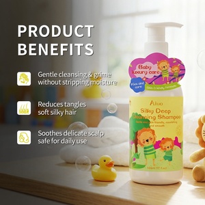 Shampoo pour enfants, nettoyage <span class=keywords><strong>doux</strong></span>, nourrissant, respectueux du cuir chevelu, lissant, pour les soins quotidiens - Product Image 4