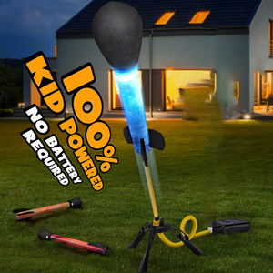 Ensemble de lance-roquettes LED Tommabo pour enfants de 5 à 14 ans, roquettes lumineuses, têtes en mousse durables, certifié EN71, divertissement en plein air sûr - Product Image 3