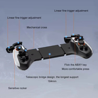 Control de Juego Universal JK03, Gamepad Extensible Inalámbrico con Bluetooth para Teléfonos Móviles Android, Computadoras Portátiles y de Escritorio