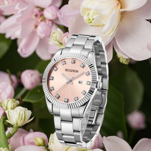 Reloj de Pulsera de Cuarzo Moderno de Alta Calidad para Mujer, Reloj de Lujo Resistente al Agua con Correa de Acero Inoxidable, Estilo Ejecutivo, Directo de Fábrica - Product Image 4