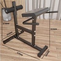 Banc d'hyperextension réglable pour la maison, chaise romaine, entraîneur de dorsales, machine de fitness OEM pour la musculation