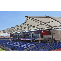 École moderne personnalisée Structure métallique publique commerciale Salle de sport Métal pour sites sportifs Stade préfabriqué avec toit Auvent Acier