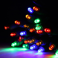 Fabricant chinois guirlande lumineuse LED colorée étanche de 5MM-50 ampoules pour la décoration de fête d'arbre de noël