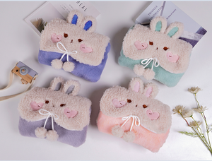 Lesheros Cartoon Winter Safety Rechargeable Fleece Plush Hot Water Bag Hand Warmer for Baby - Product Image 6