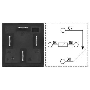 Auto <b>Relay</b> 12V 40A 4-Pin Plastic Car Replacement Part - Product Image 3