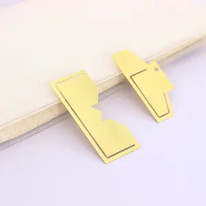 Gift Ideas High-end Brass Page Marker Book Reading Planner Paper Clips Gold Copper Bookmark