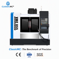Centre d'usinage vertical CNC VMC855 robuste, broche BT40 7,5 kW 8000 tr/min, 850x550x550 mm pour profilés en aluminium