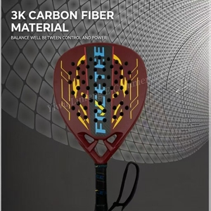 Raqueta de Pádel Elite 3K Carbon, Tipo Clásico de Control de Bola en Forma de Lágrima, Acabado con Grano de Arena Avanzado, Servicio OEM/ODM USAPA - Product Image 1