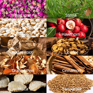 Té OEM para realzar la cadera, para curvas naturales, mezcla de rosa roja, semilla de Coix, maca y fenogreco, orgánico, vegano, sin OMG, 10 bolsitas de té de 5 g cada una, por caja - Product Image 6