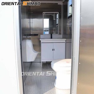 Nouvelle Toilette Mobile Extérieure Personnalisée pour Camping, Remorque Sanitaire de Luxe Portable avec Douche à <span class=keywords><strong>Vendre</strong></span> - Product Image 2