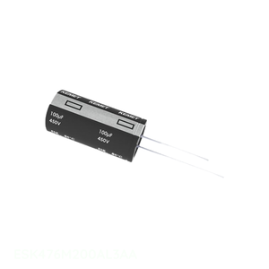 ตัวแทนจำหน่ายอย่างเป็นทางการ คาปาซิเตอร์แบบ Through Hole รุ่น CAP ALUM RAD 85C 47 uF ESK476M200AL3AA - Product Image 1