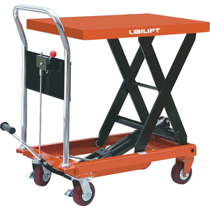 Carro hidráulico Manual de diseño profesional, carro de plataforma elevadora de tijera, elevador de mesa móvil Manual estándar de 500kg - Product Image 1