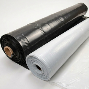 Rollo de Lámina de Plástico LDPE Negro de 200um para Construcción, Grado Industrial, Fabricado en Vietnam, para Uso en Fábricas - Product Image 1