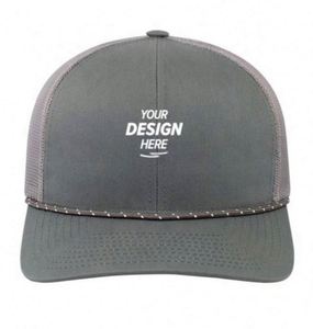 Gorras Trucker Personalizables de Algodón Negro para Mujer con Cierre a Presión, Gorra Deportiva de Malla de 5 Paneles con Bordado y Característica de Tela Común - Product Image 4