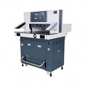 6710L Electric Programmed Paper <b>Cutter</b> Machine <b>Hydraulic</b> Heavy Duty Semi-Automatic Electric Paper Cutting Machine - Product Image 1