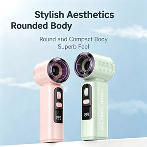 High Quality Color <b>Box</b> Small <b>Cooler</b> Fan Car Outdoor Camping Handheld Fan - Product Image 1