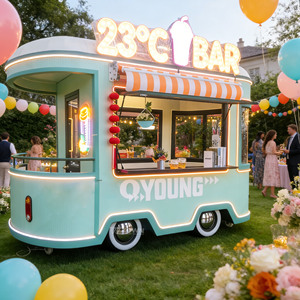 Newly designed mobile food trucks, affordable and customizable food trucks, fast food <b>trailers</b> - Product Image 1