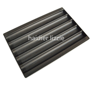<span class=keywords><strong>Prix</strong></span> de gros 8 Rangées Perforée En Aluminium Plateau à Baguettes pour la Boulangerie - Product Image 2