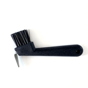 Kit de brosses de toilettage pour chevaux en plastique flexible de haute qualité avec design ergonomique, logo personnalisable, couleur personnalisable, utilisation en extérieur pour l'entretien des chevaux - Product Image 5