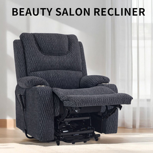 Sillón Reclinable CJSmart Home con Respaldo Plano que se Reclina Completamente a 180 Grados para Salón de Belleza con Reposacabezas - Product Image 5