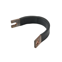CHJINMAO Barre omnibus en cuivre personnalisée, flexible, noire et orange, en feuille de cuivre, prix imbattable, équipement de distribution d'énergie pour batteries