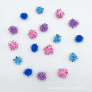 Pelotas de papel con temática de gatos, juguetes para gatos, pelotas de hierba gatera, pelotas con cascabel, juguetes para mascotas, pelotas coloridas con temática de gatos, en stock. - Product Image 3