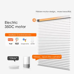 POYAL 6Nm17Rpm 35mm Motor DC Tubular Motorizado Tuya Smart Wifi Toldo Roller Blind Motor Elétrico Automático para Rolo Interior