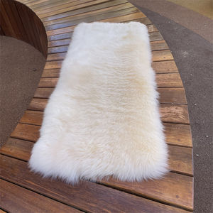 100% 리얼 울 고밀도 Xl 대형 타우페카카오 다크 브라운 정품 아이슬란드 양가죽 - Product Image 1