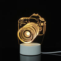 Lampe Illusion 3d Led Custom Room Décorative Enfants Usb Batterie Acrylique 3d Led Veilleuse Lampe de Table 3d Lumières Pour Enfants Cadeau
