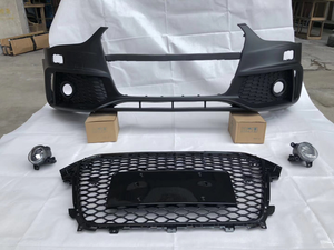Kits de Parachoques Delanteros para Automóvil <span class=keywords><strong>A4</strong></span> S4, Estilo RS4, Reemplazables, con Rejilla Negra y Luces Antiniebla para Audi <span class=keywords><strong>A4</strong></span> S4 B8.5 2013-2016 - Product Image 4