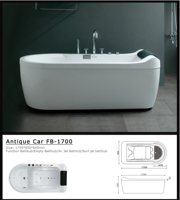 Baignoire de Massage à tourbillon SPA acrylique grande baignoire maison jet salle de bain baignoire bain à remous intérieur