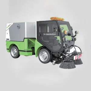 Electric Battery Ride On Floor Sweeper Four Wheel Steering Road Sweeper Cleaning Machine Road Sweeper