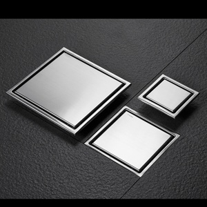 OEM Stainless Steel Modern Square Floor Drain Grate for Bathroom Toilet with Flushbonading Drainage - Product Image 3