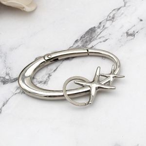 Llaveros de Aleación Metálica al por Mayor, con Logotipo Personalizado, Forma Personalizada, Redondos, Cuadrados, Corazón, Estrella, Mosquetón, Llaveros de Escalada - Product Image 1