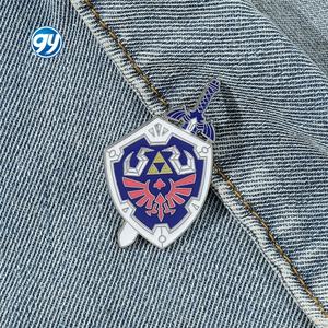 ชุดเข็มกลัดดาบรูปปีกไททันโจมตีการ์ตูนมังงะป้ายโลหะอนิเมะ - Product Image 1