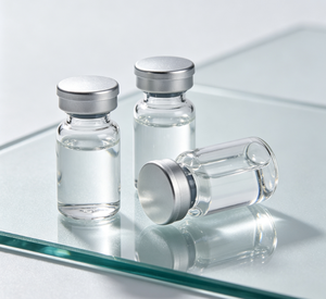 Frascos de Vidrio de Borosilicato de 3 ml, 5 ml y 10 ml con Cuello Prensado y Tapas de Sellado Abatibles de Aluminio Plateado - Product Image 4