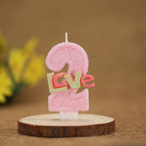 Velas <span class=keywords><strong>de</strong></span> Números Hechas a Mano, Decoración Creativa, Adornos Rosados <span class=keywords><strong>para</strong></span> <span class=keywords><strong>Cumpleaños</strong></span>, Velas <span class=keywords><strong>para</strong></span> <span class=keywords><strong>Pastel</strong></span> <span class=keywords><strong>para</strong></span> Niñas/Mujeres/Damas - Product Image 4