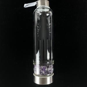 卸売クリスタルチップスウォーターボトルヒーリングクリスタルストーンエナジードリンクボトルカップDIYお土産ギフト用 - Product Image 6