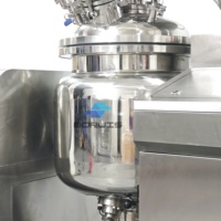 Homogénéisateur émulsifiant laboratoire sous vide petite émulsion mélange réservoir fabricants mélangeur à haut cisaillement Mayonnaise équipement de fabrication