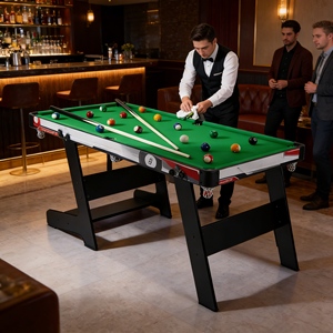 Ensemble complet de billard avec queues, boules, triangle et <span class=keywords><strong>craie</strong></span> pour un jeu de tournoi à domicile immédiat - Product Image 2