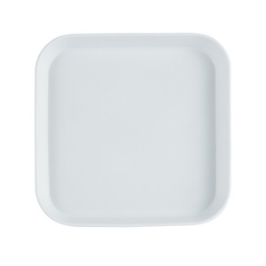 Rectangular Dish Holder For Fruit And Side Dishes Food Grade <b>Tabletop</b> Organizer Solid Color Yellow And White - Product Image 5