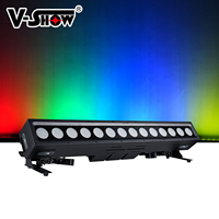 Barre LED VSHOW L10 Gamut Outdoor 14 * 25W RGBWYLP 7-en-1 à pixels avec contrôle DMX pour effets de lavage paysager et architectural IP66