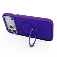 Fundas Magnéticas Giratorias 360° con Carga Inalámbrica de TPU+PC para iPhone Serie 17 Pro con Soporte Invisible